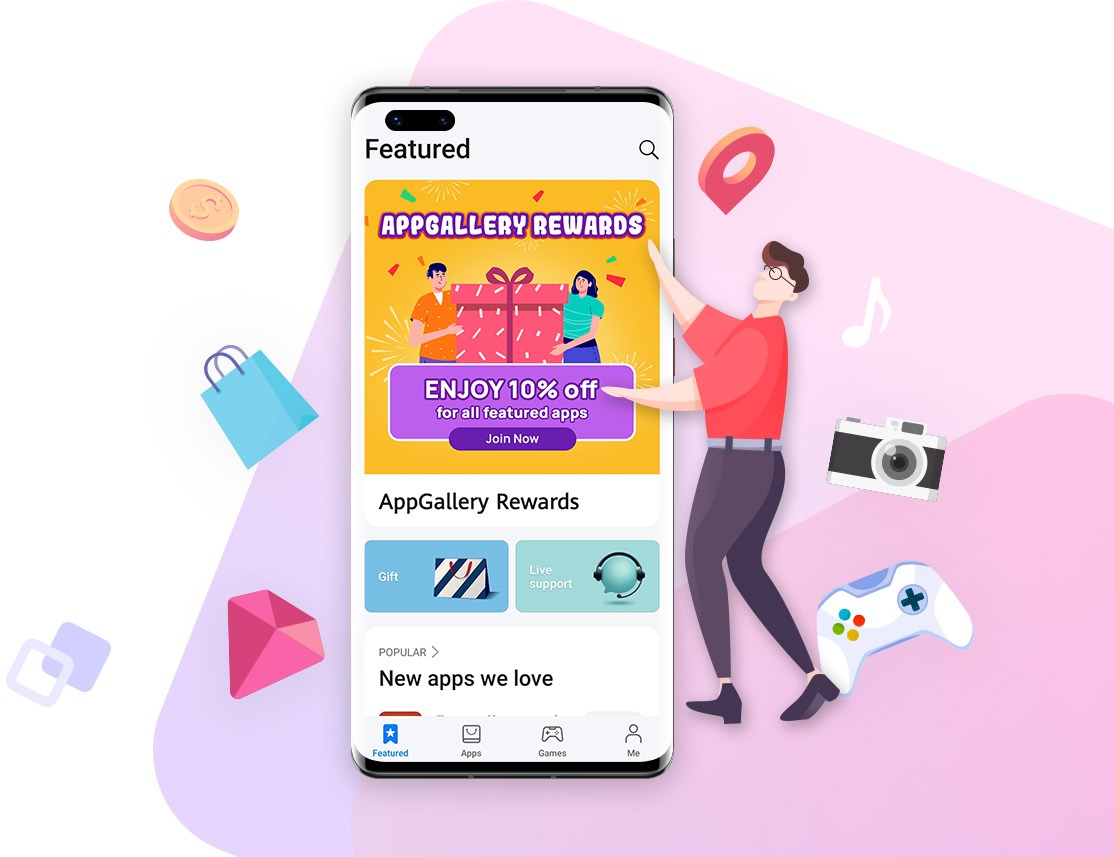 Tus apps favoritas, también en tu HUAWEI